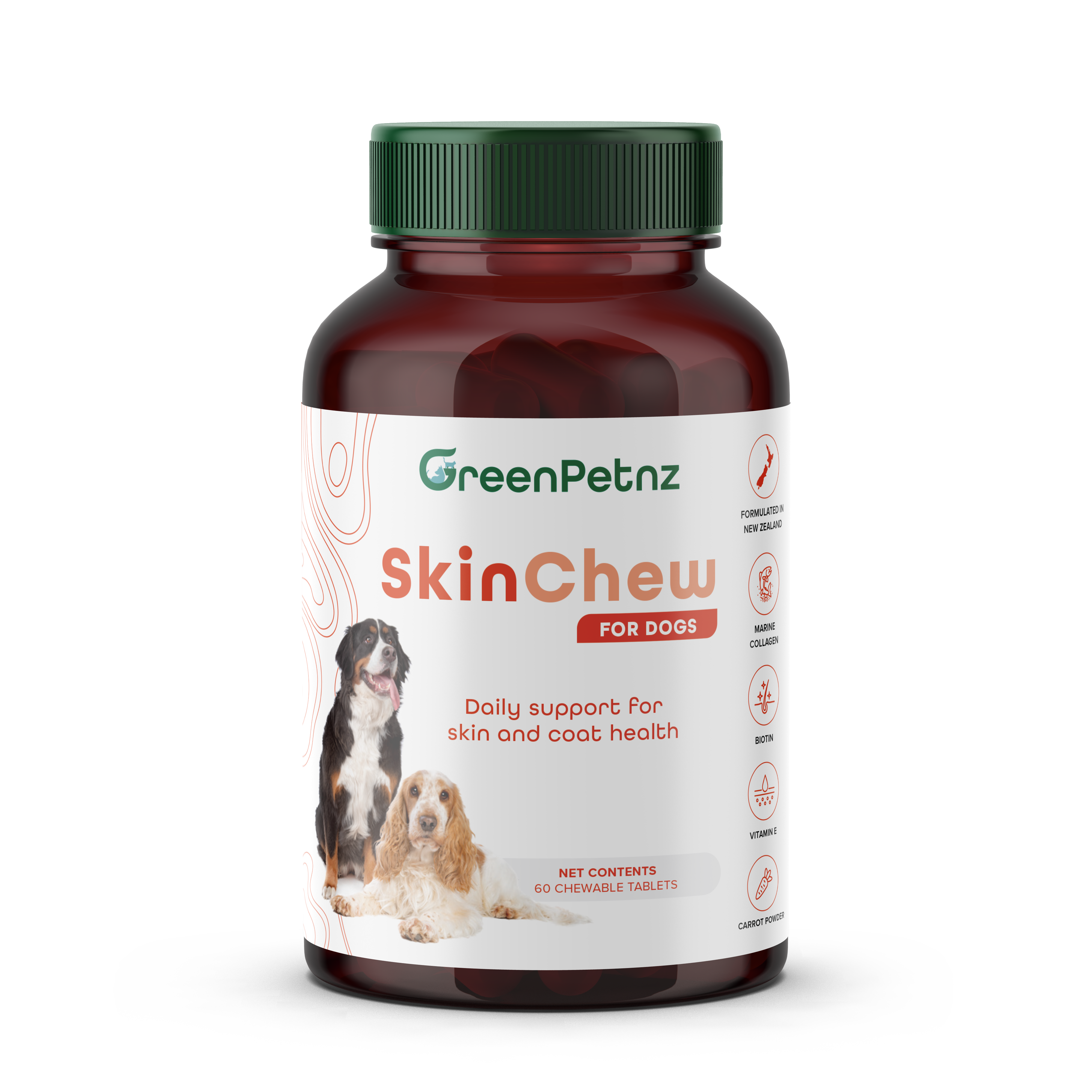 SkinChew For Dogs 60 tablets